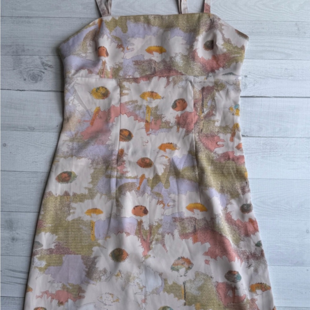 Urban Outfitters silky mini Pastel  Dress